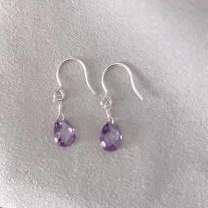 Amethyst earrings